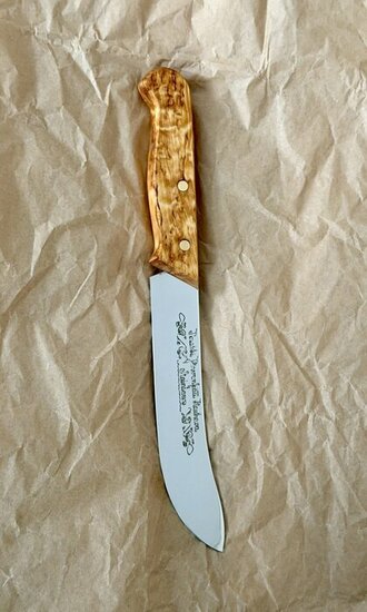 Lihaveitsi visakoivukahvalla