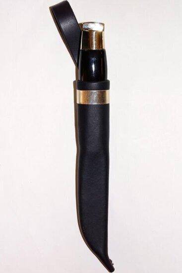 Single sheath Härmä knife nickel silver