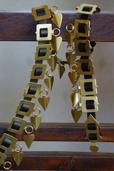 Helavyö belt brass 115 cm