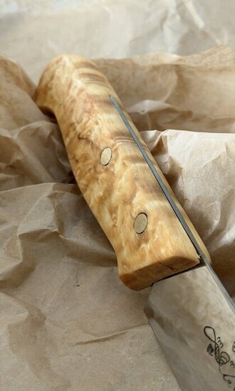 Lihaveitsi visakoivukahvalla